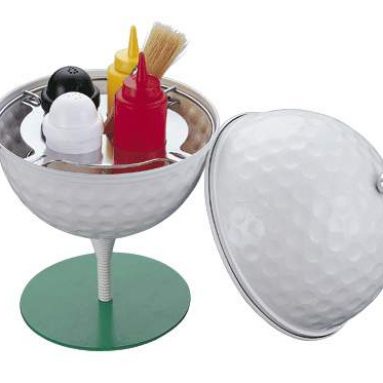 Golf Ball Condiment Set