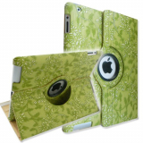 360 Degree Rotating PU Leather Case iPad 2