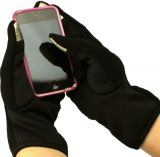 Touch Screen Thumb Index Technology Gloves Black