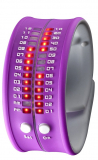 Purple LED Digital Watch