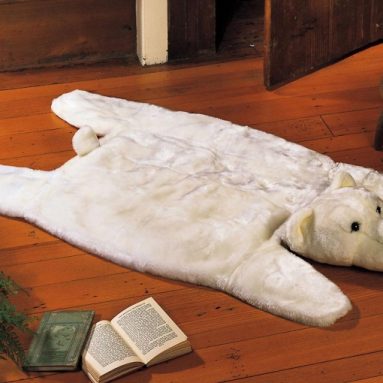 Polar Bear Holiday Accent Rug