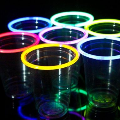 24 Glow Stick Party Cups