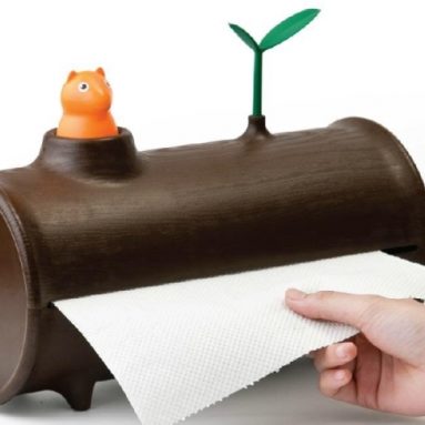 Log & Roll Paper Towel Holder