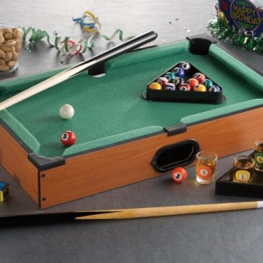 Tabletop Pool Drinking Shot Glass Bar