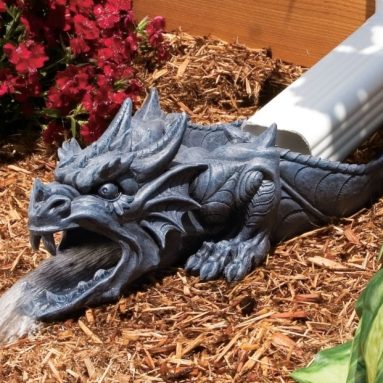 Ranier Dragon Rainspout Statue
