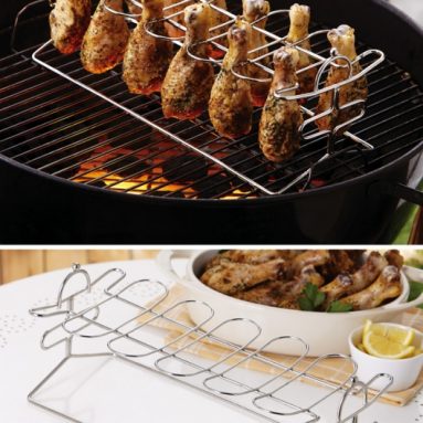 Stainless Steel Chicken Leg Cooker Rack