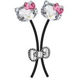 Hello Kitty Molded Crystal Earbuds