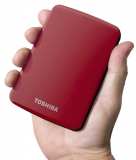 Toshiba Red Canvio Connect 2TB Portable Hard Drive