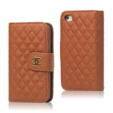Chanel Wallet Flip Leather Case for Iphone 4s