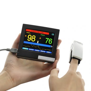 Portable Oximeter and Heart Rate Monitor with 3.5